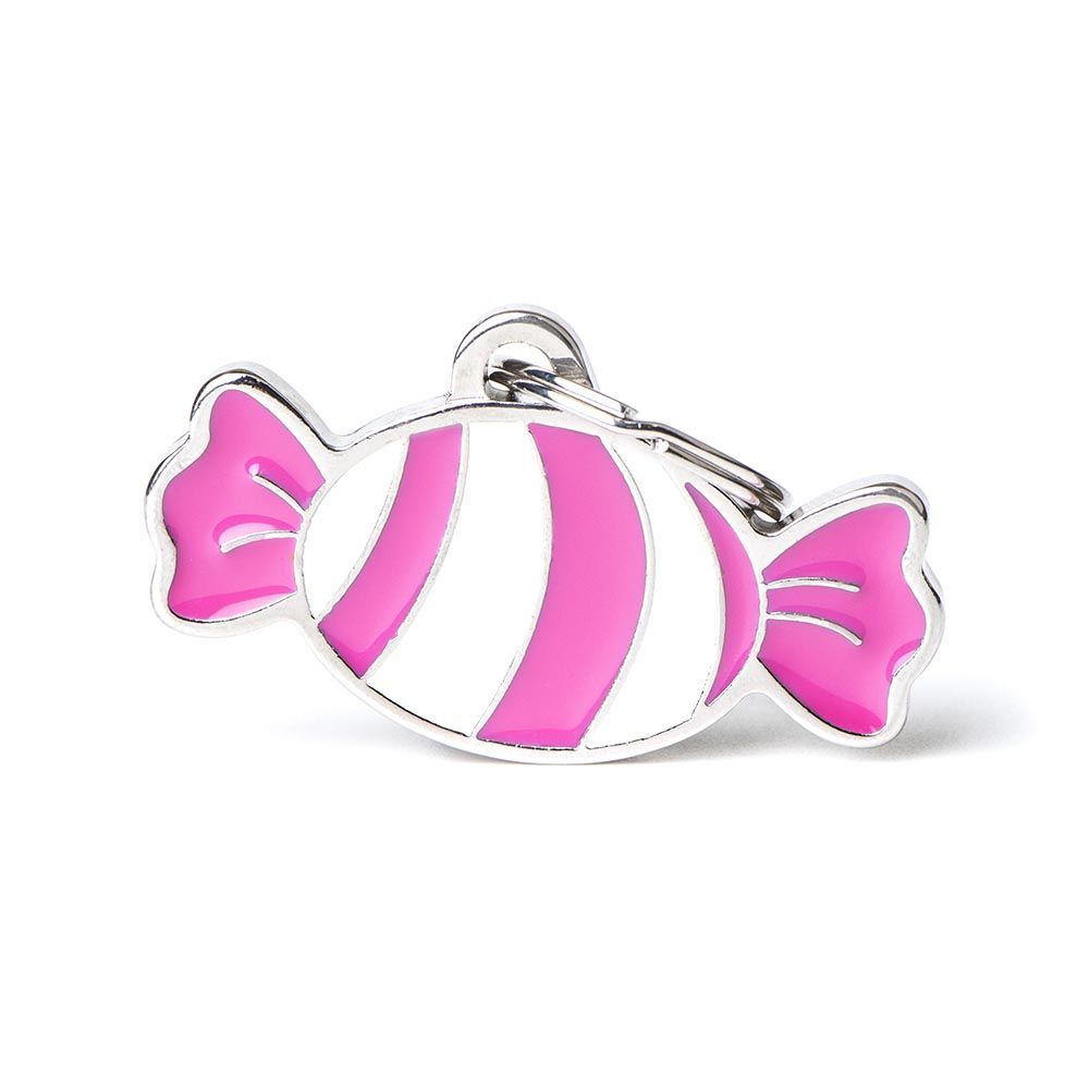 MYFAMILY - Food Candy ID Tag, Size: 41 x 23 mm