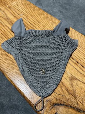 RC PETS - Grey Long Tie-Down Bonnet
