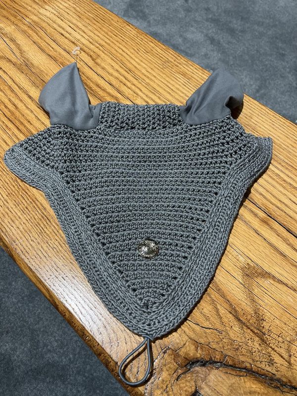 RC PETS - Grey Long Tie-Down Bonnet