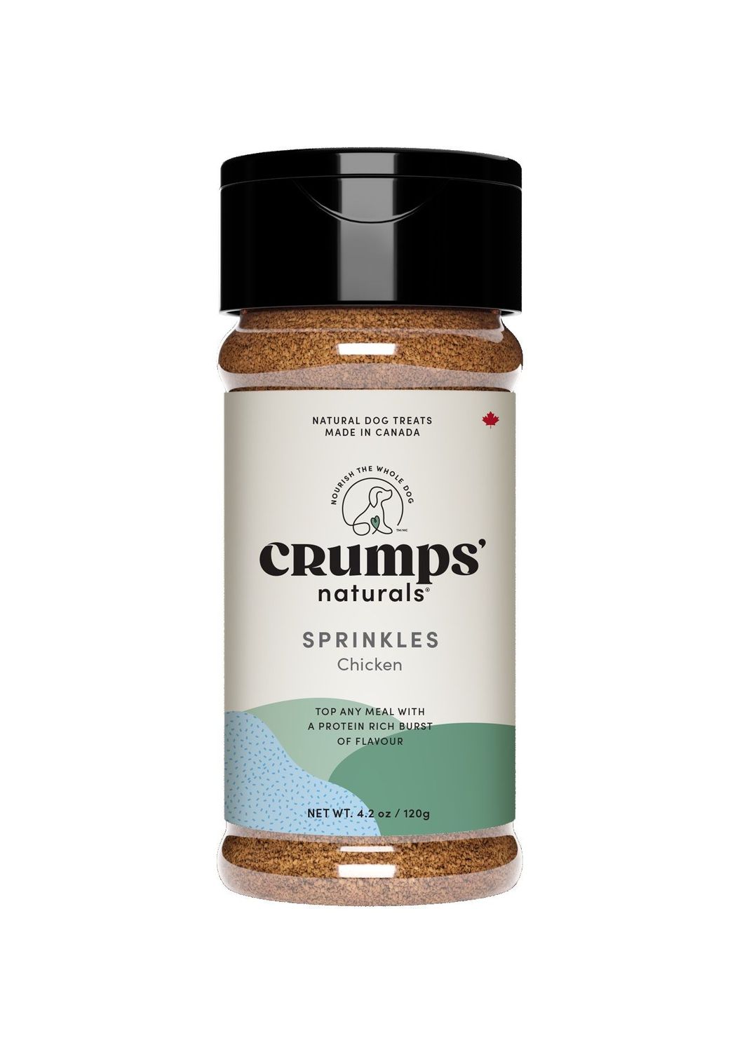 CRUMPS' NATURALS - Chicken Sprinkles Dog Food Topper, Size: 120g