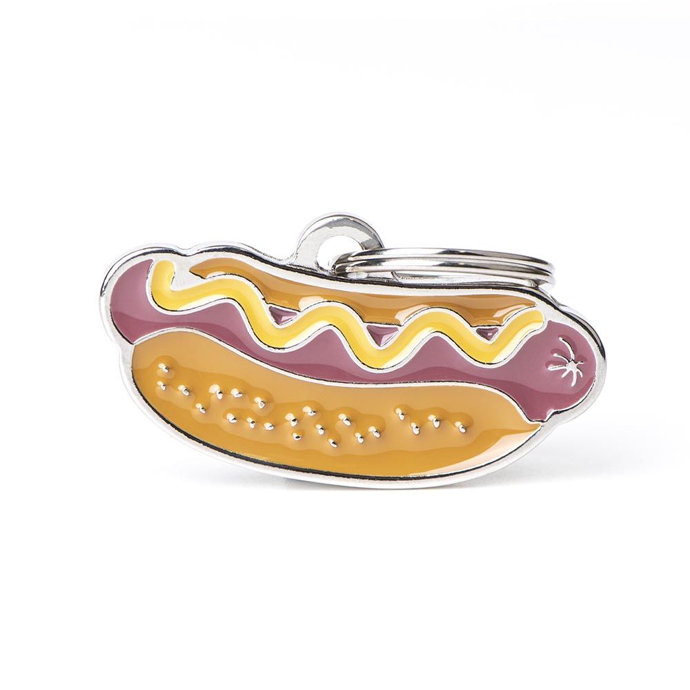 MYFAMILY - Food Hot ID Tag, Size: 38 x 20 mm
