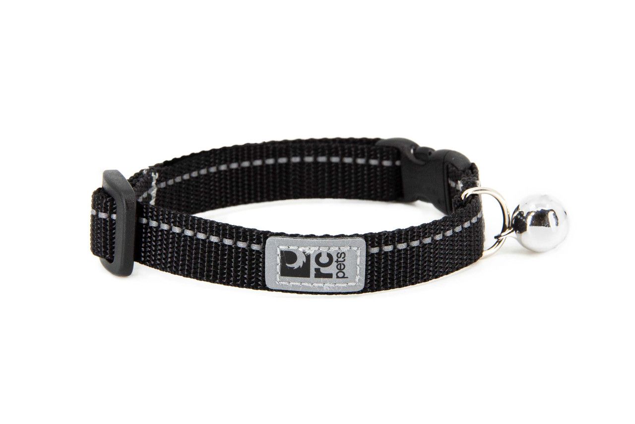 RC PETS - Collier Primary Kitty Breakaway Noir, Size: One Size