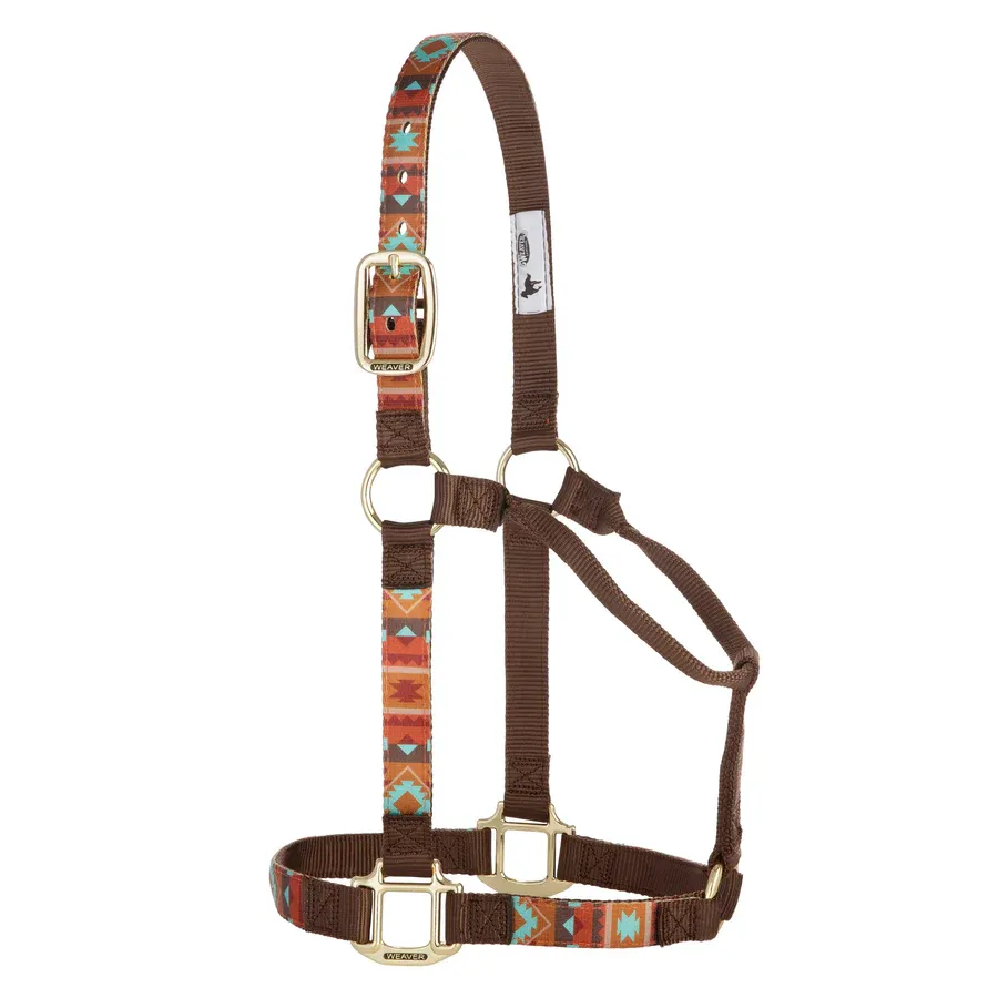 WEAVER - Original Adjustable Lost Creek Chin &amp; Throat Snap 1'' Halter, Size: Small