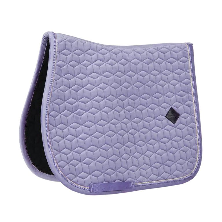 KENTUCKY HORSEWEAR - Saddle Pad Purple Velvet Jumping, Size: Full