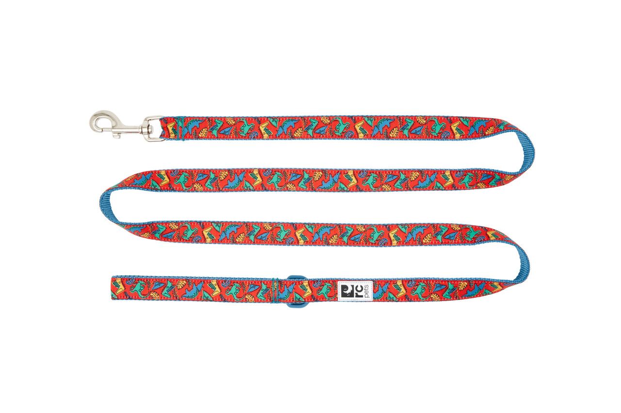 RC PETS - Jurassic Pack Nylon Dog Leash, Size: 3/4'' x 6'
