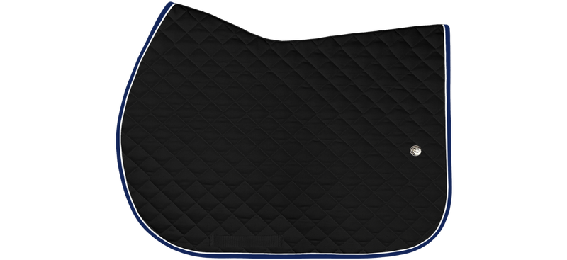 OGILVY EQUESTRIAN - Black - White - Royal Blue Jumper Profile Pad