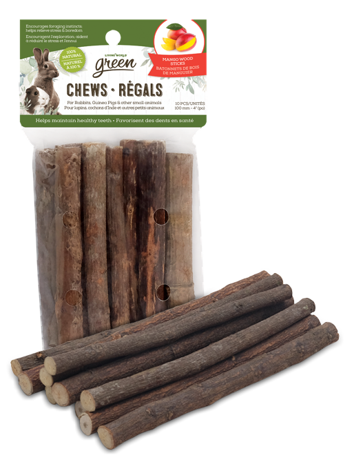 LIVING WORLD - Mango Wood Sticks Chews