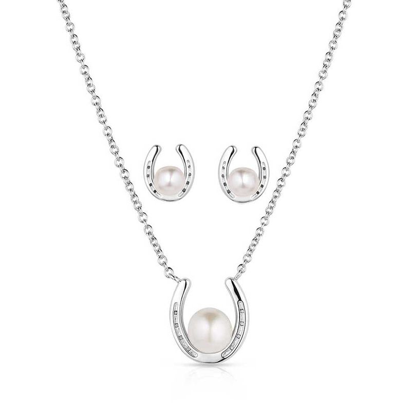 MONTANA SILVERSMITHS - Delicate Embrace Pearl Jewelry Set