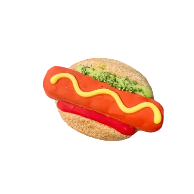 BOSCO &amp; ROXY'S - 3D Hot Dog Woof it Down Handmade Cookies