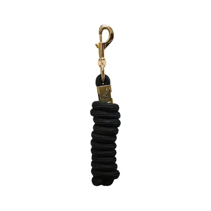 KENTUCKY HORSEWEAR - Lead Rope Black Basic, Size: 200cm
