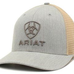 ARIAT - SnapBack Richardson 112 Fit Western Cap, Colour: Tan, Size: One Size