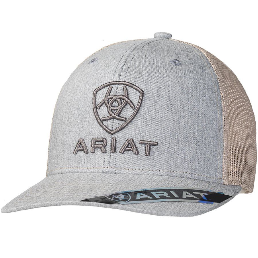 ARIAT - SnapBack Richardson 112 Fit Western Cap, Colour: Tan, Size: One Size