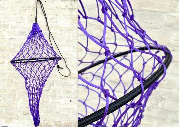 GER-RYAN - 48'' Easy Fill Hay Net, Colour: Noir