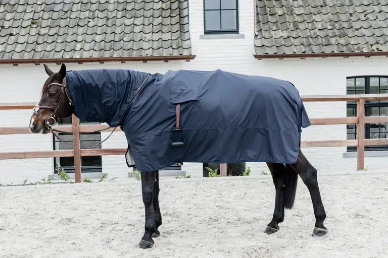 KENTUCKY HORSEWEAR - Horse Raincoat Hurricane w/Stirrups Holes