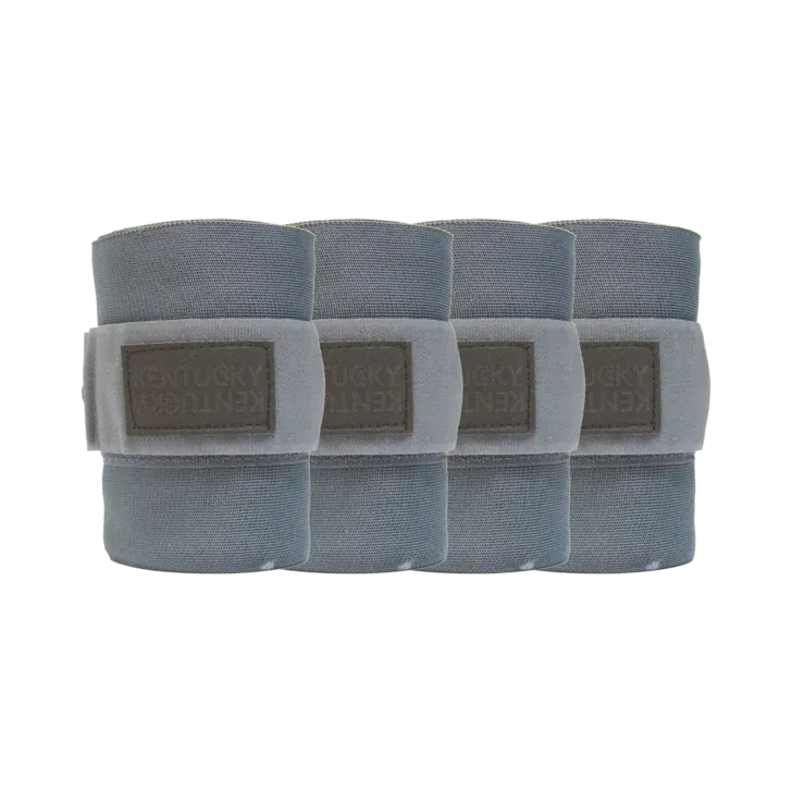 KENTUCKY HORSEWEAR - Repellent Stable Bandages, Color: Gris, Size: Full