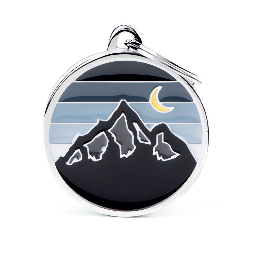 MYFAMILY - Charms Mountain ID Tag, Size: One Size