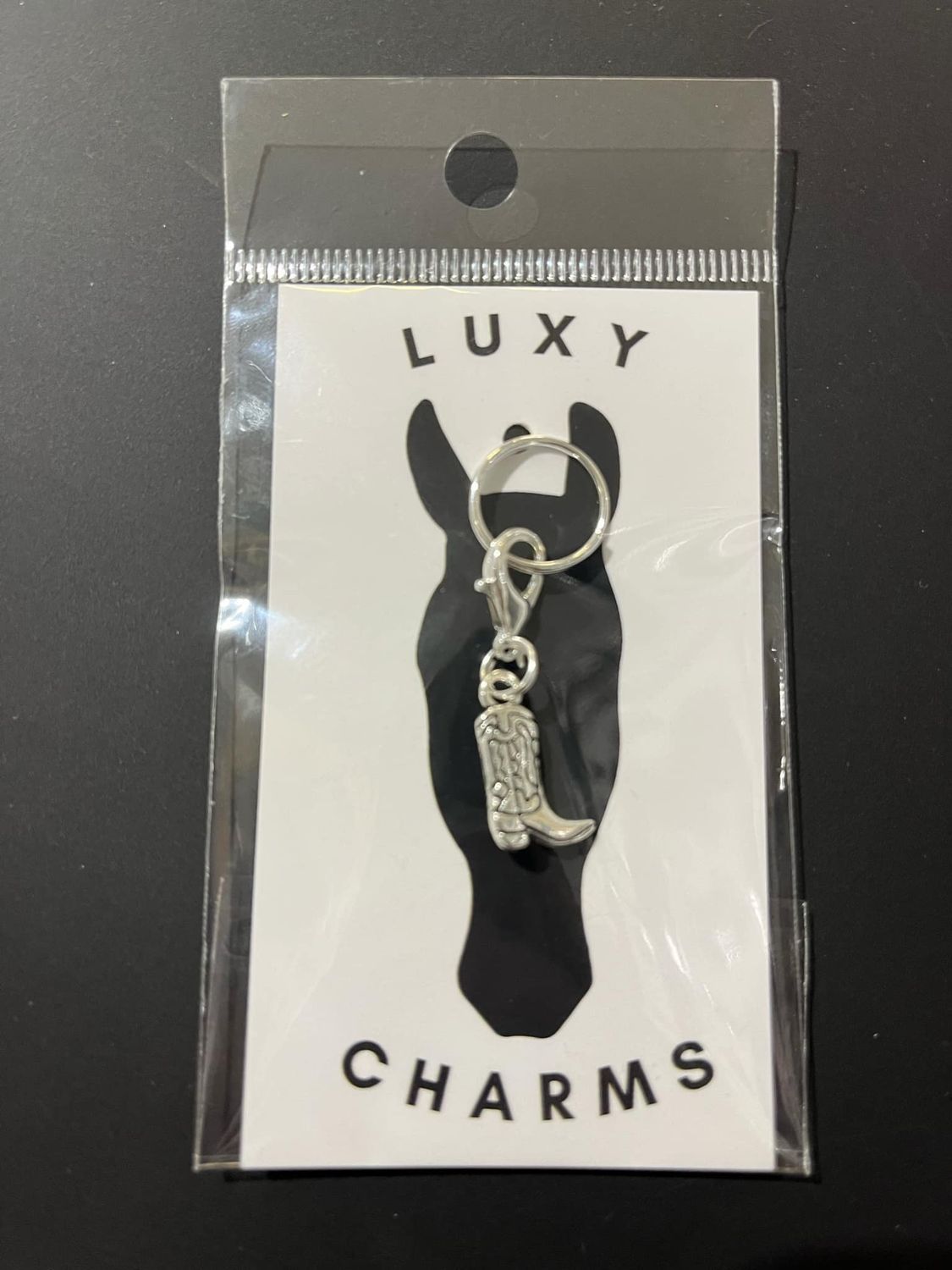 LUXY CHARMS - Cowboy Boot, Color: Métal
