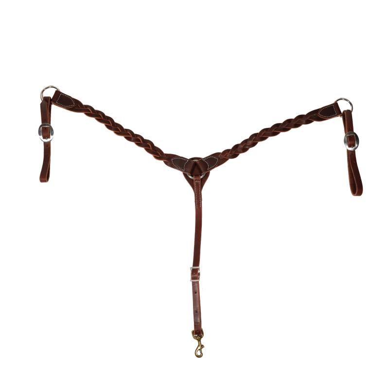 PROFESSIONAL'S CHOICE - Infinity Braid Breast Collar, Color: Burgundy