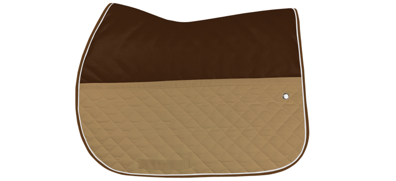 OGILVY EQUESTRIAN - Chocolate and Tan Jump FrictionFree Pad