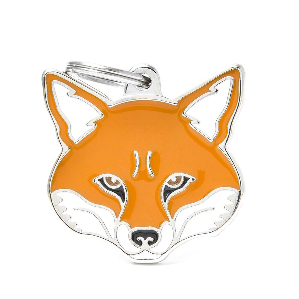 MYFAMILY - Wild Fox ID Tag, Size: 35mm x 35mm