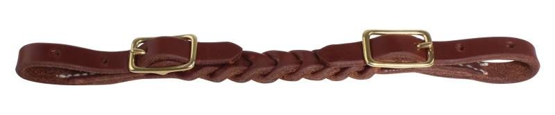 PROFESSIONAL'S CHOICE - Bleeding Heart Curb Strap, Color: Oiled Leather