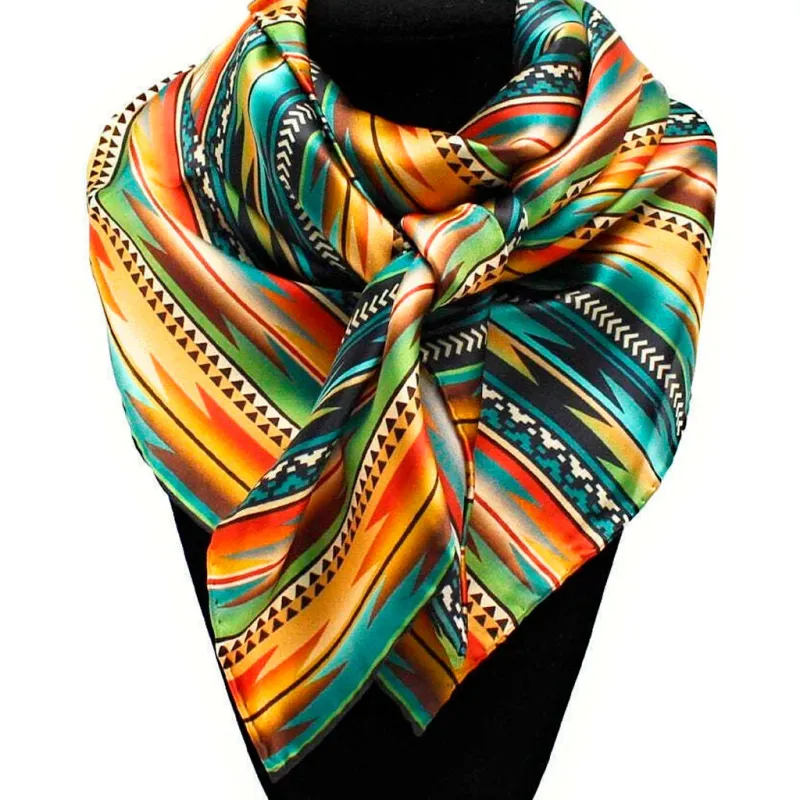 WILD RAG - Aztec Pattern Multi Wild Rag Scarf