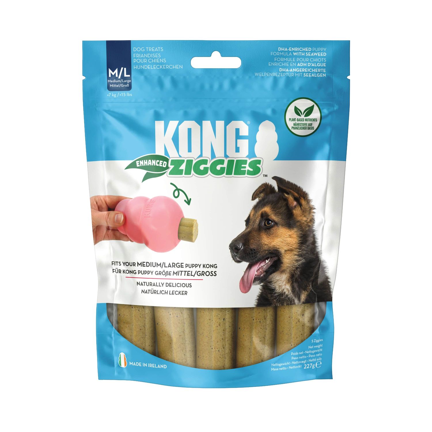 KONG - Puppy SB Enhanced Ziggies, Size: 7oz