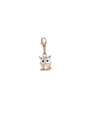 LUXY CHARMS - Cute Pink Owl