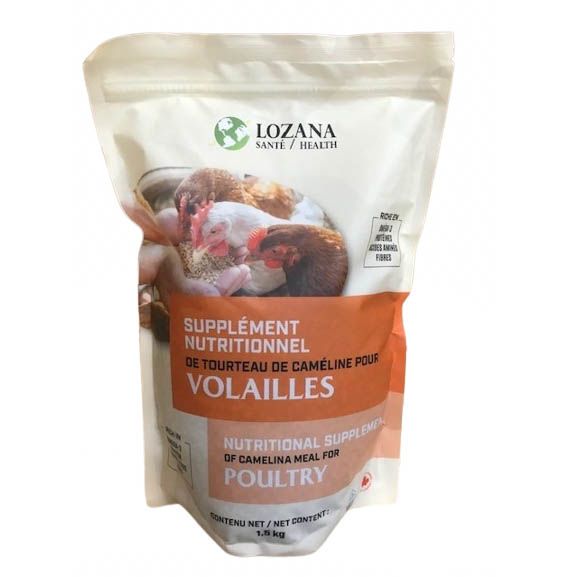 LOZANA - Nutritional Supplement of Camelina Meal for Poultry, Size: 1.5kg