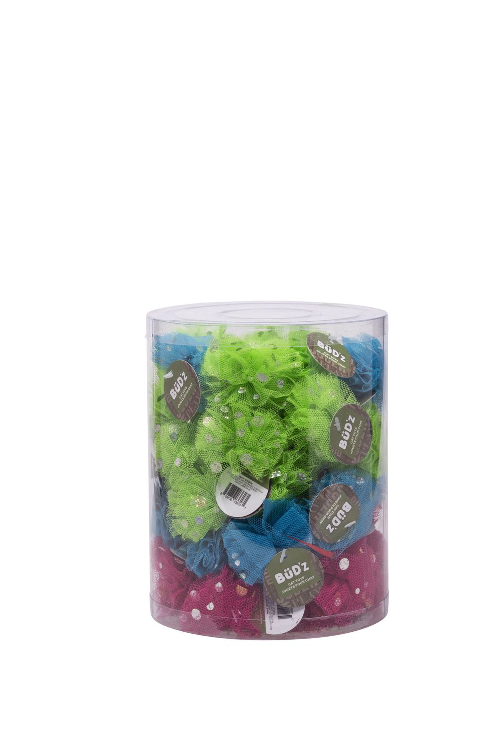 BUD'Z - Bulk Jar Assorted Mesh Balls, Size: 5cm