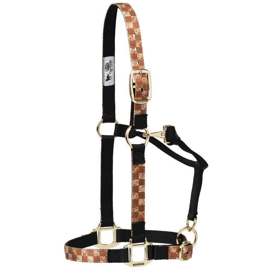 WEAVER - Original Adjustable CheckerBoard Chin &amp; Throat Snap 1'' Halte, Size: Average