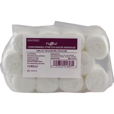 PIVETAL - Conforming Stretch Gauze Bandage, Size: 4'' x 4.1 yards, Format: Paquet de 12x