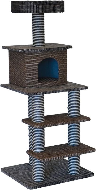 ANIMAL TREASURE - Scratcher Multi Level 51'' Cat Tree