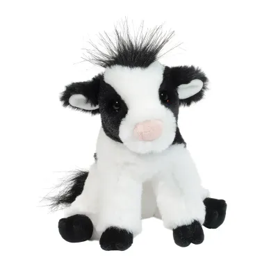 DOUGLAS - Elsie the Mini Holstein Cow Soft Plush