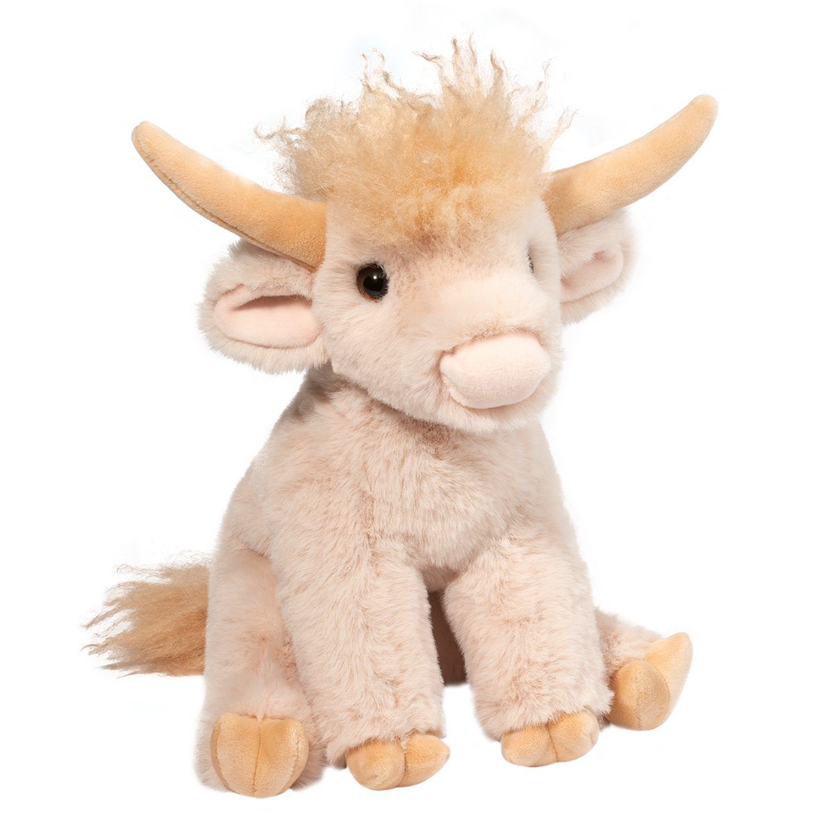 DOUGLAS - Laddie the Soft Cream Highland Cow, Size: 10''