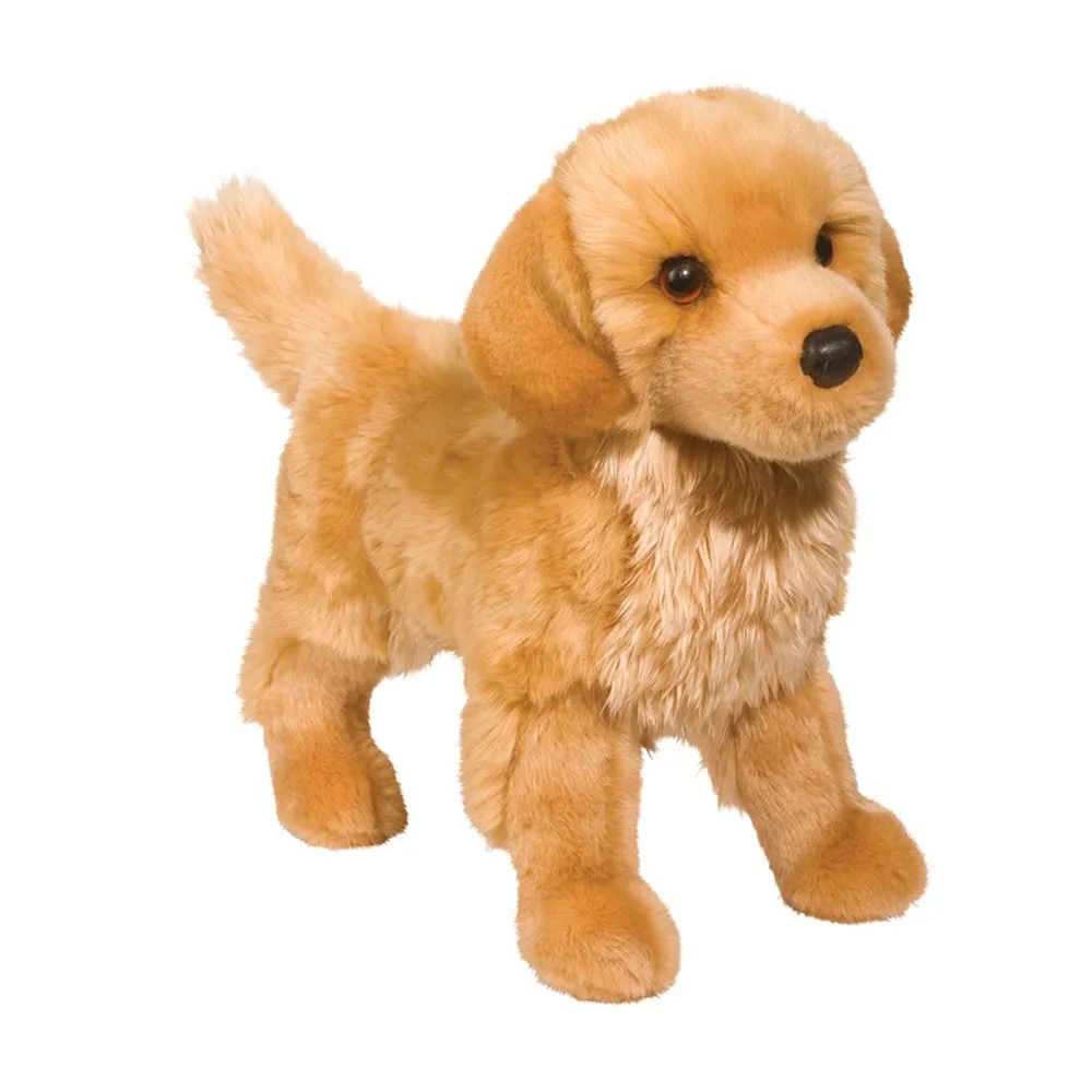 DOUGLAS - King the Golden Retriever Dog Plush, Size: 16''