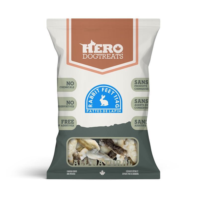 HERO DOG TREATS - Rabbit Feet