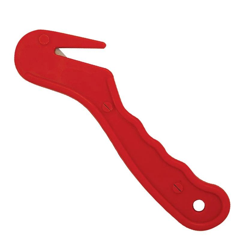 GER-RYAN - Safety Knife for Hay Bales, Colour: Rouge