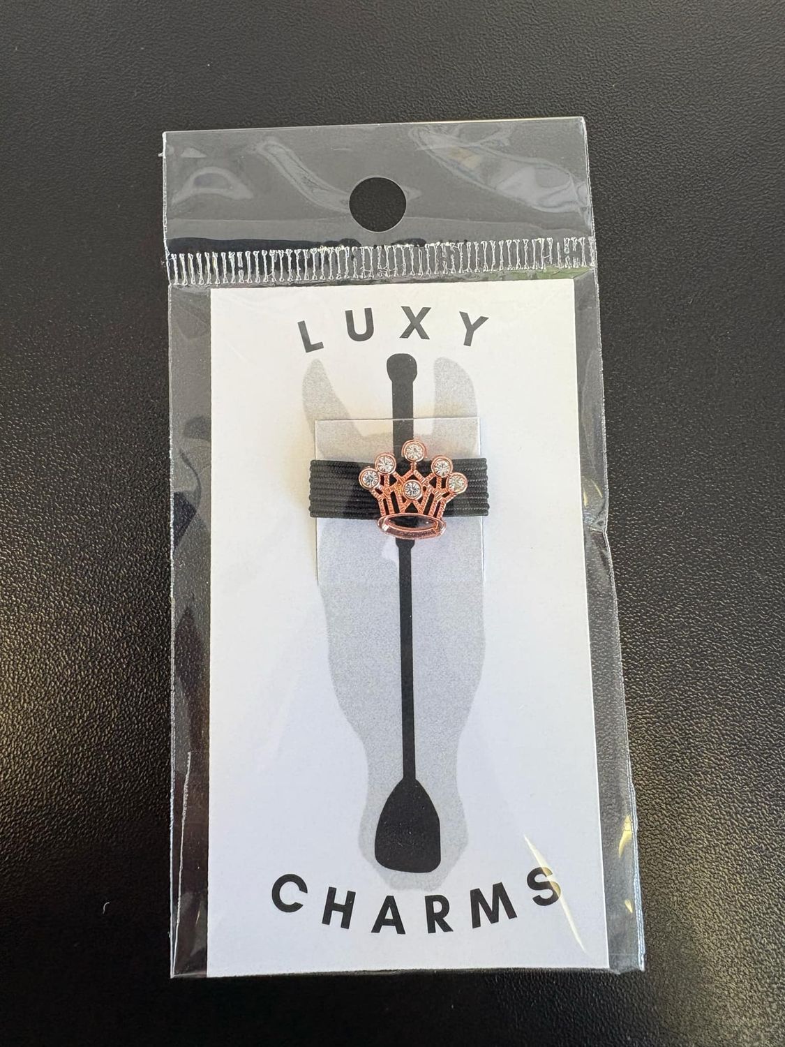 LUXY CHARMS - Whip Charm Crown, Color: Rose Gold