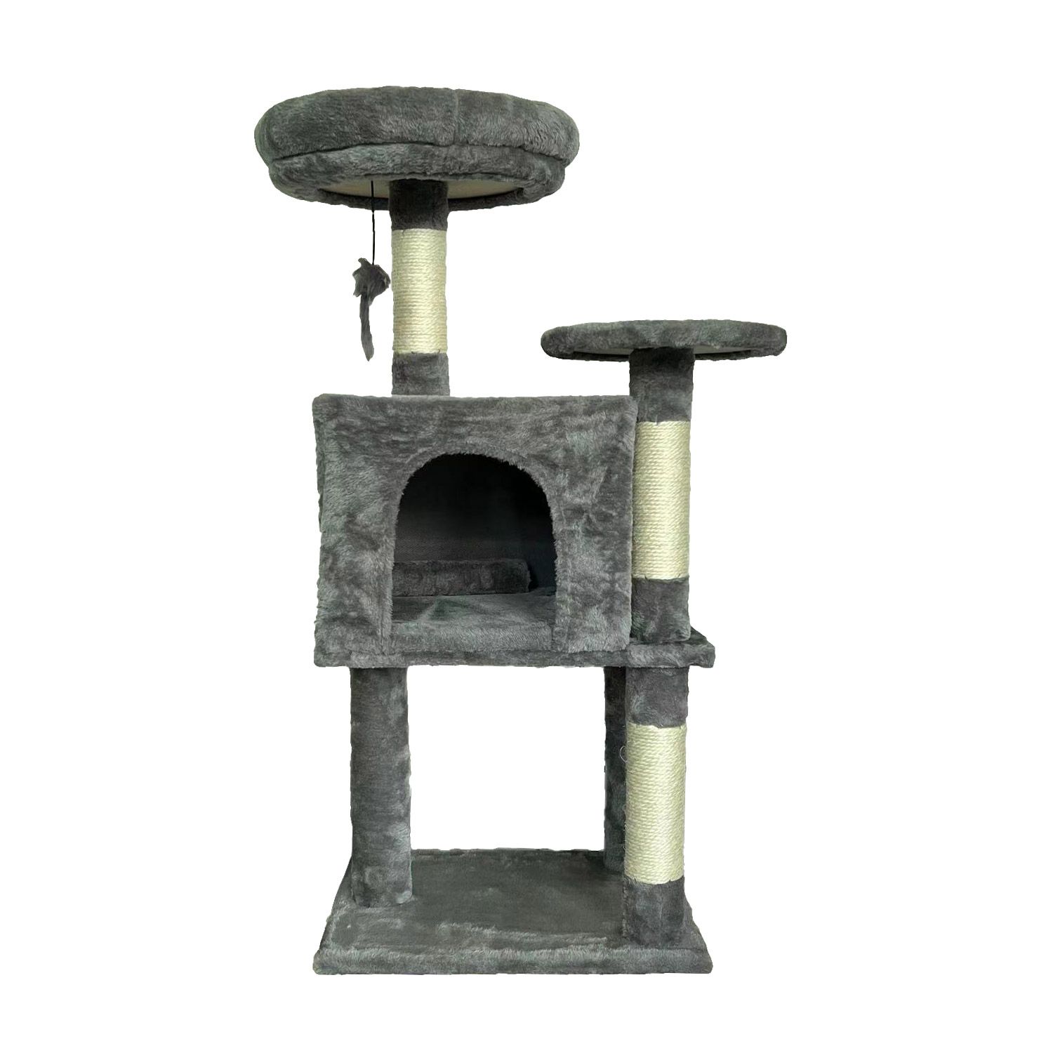 ANIMAL TREASURE - Cat Tree Lounge Home 36'', Size: 36''