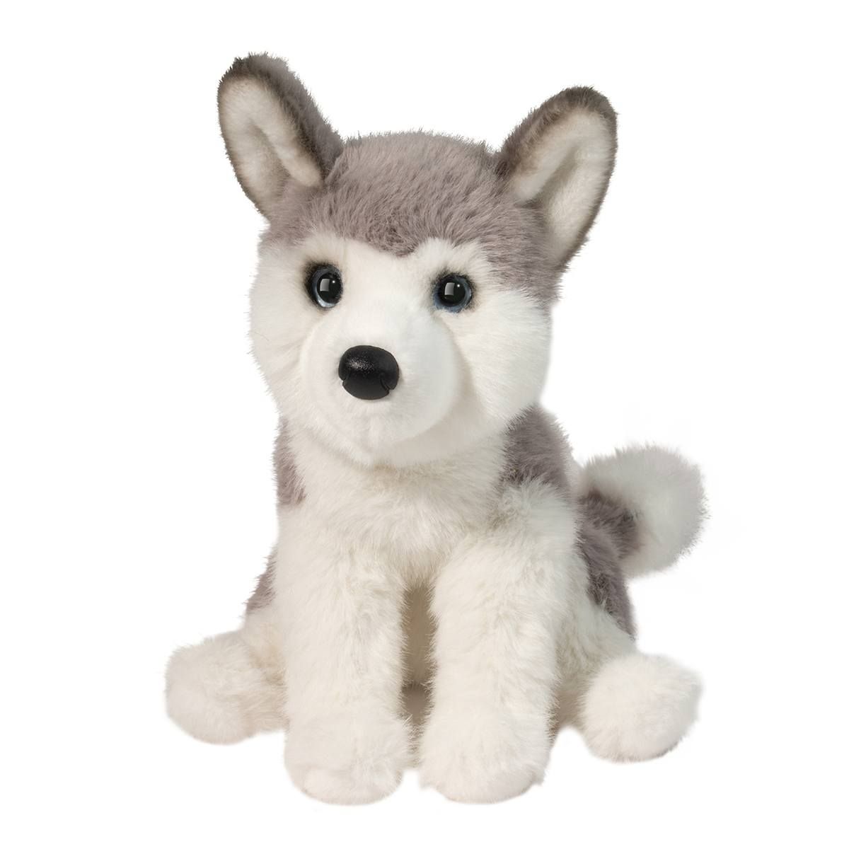 DOUGLAS - Flurrie the Soft Husky Dog Plush, Size: 10.5''