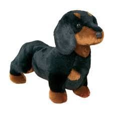 DOUGLAS - Spats the Black &amp; Tan Dachshund, Colour: Noir &amp; Feu