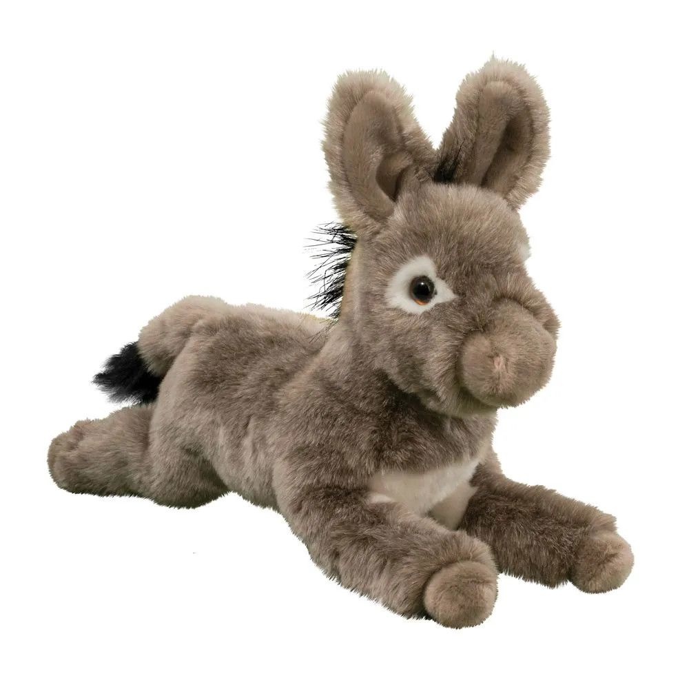 DOUGLAS - Rupert the Shaggy-Coated DLux Donkey, Size: 18''