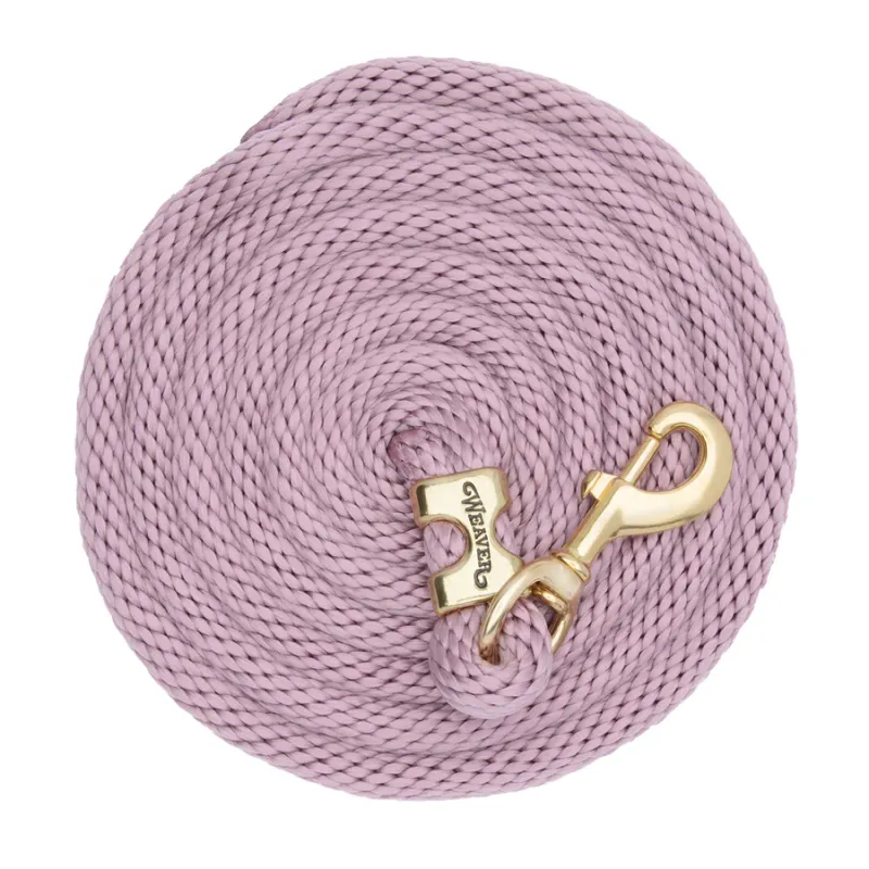 WEAVER - Poly Lead Violet Rope with Brass Snap