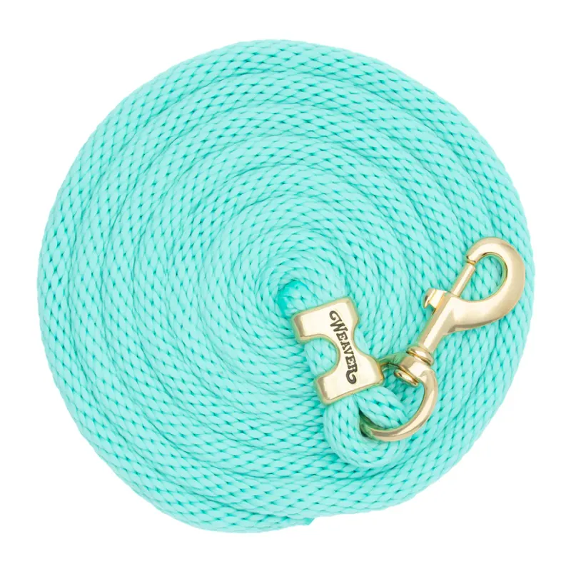 WEAVER - Poly Lead Mint Rope with Brass Snap