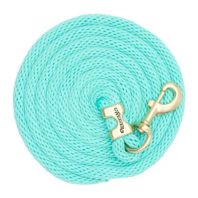 WEAVER - Poly Lead Mint Rope with Brass Snap