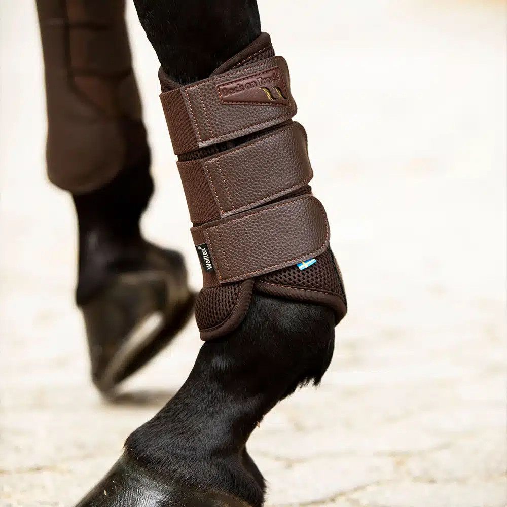 BACK ON TRACK - Brown AirFlow Brush Boots, Size: Medium