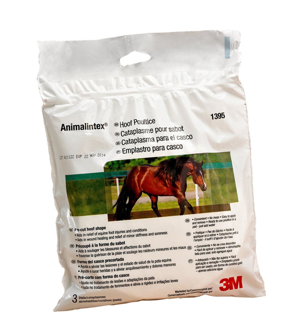 ANIMALINTEX - Poultice &amp; Wound Hoof Dressing, Size: 3Pack (5.5'')
