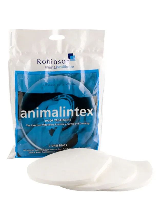 ANIMALINTEX - Poultice &amp; Wound Hoof Dressing, Size: 3Pack (5.5'')