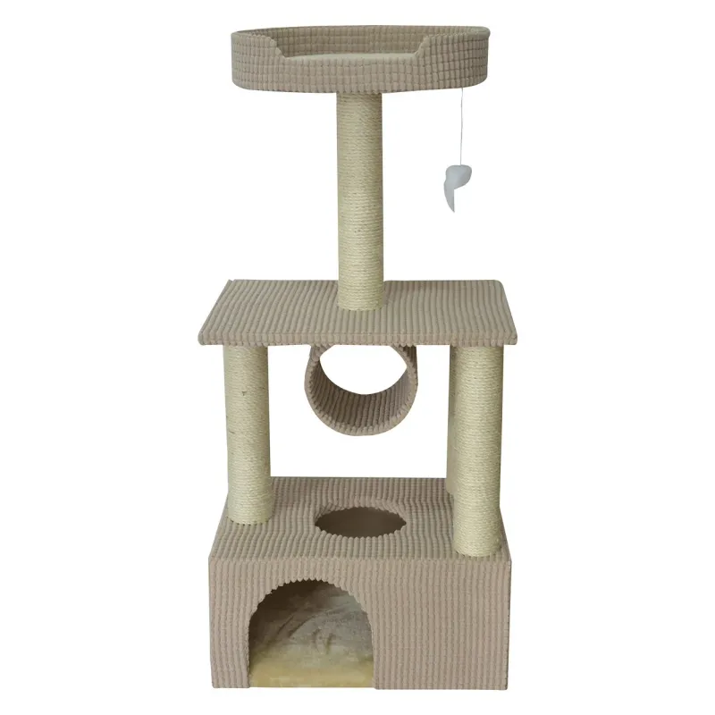 ANIMAL TREASURE - Scratcher Condo 42'' Cat Tree